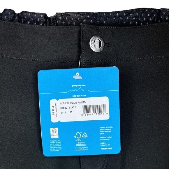 NWT Patagonia Lightweight Guide Pants sz L Black Alpine Climbing Hiking Outdoor - Picture 7 of 12